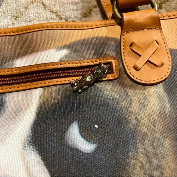 Ardleigh Elliott Classic BOXER Faithful Friends Dog Tote Bag *flawed* - Picture 4 of 14